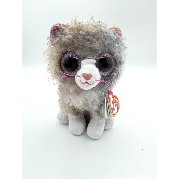 Ty Beanie Boos - SCRAPPY the Kitty Cat (6‎ Inch) NEW MWMTs Stuffed Animal Toy - Picture 1 of 5